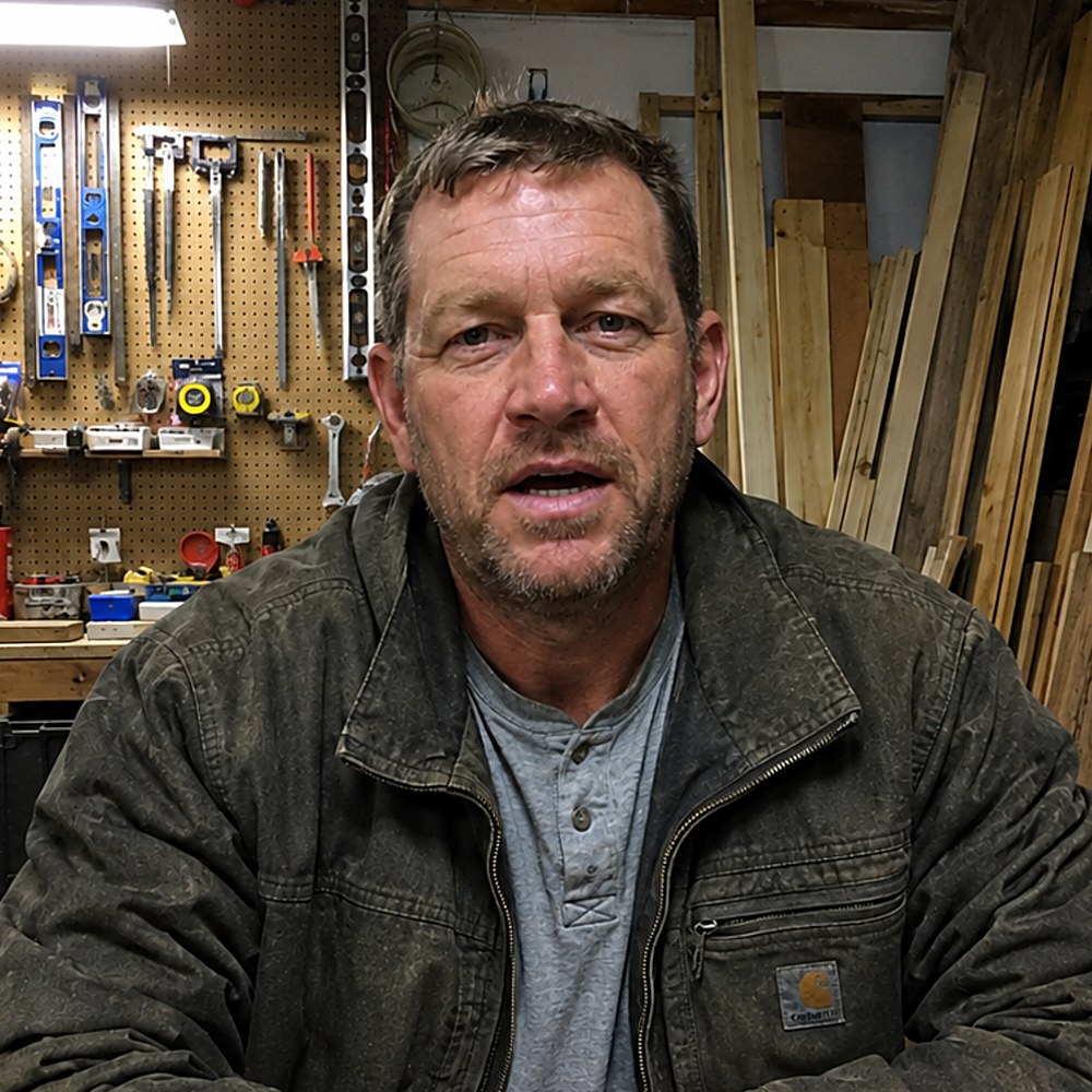 Eric Callahan in his workshop